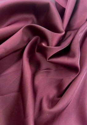 Tkanina Satyna Armani ciemne bordo