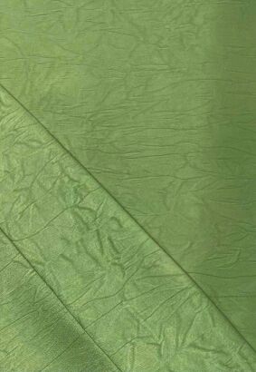 Tkanina Satyna Armani kreszowana pistacja pastelowa