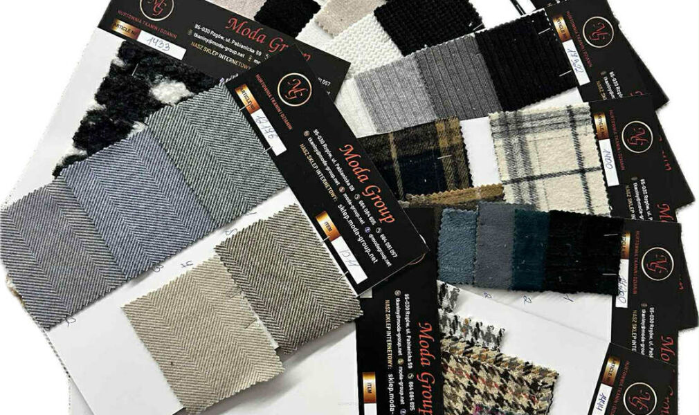 Dzianina Welur prążkowany - Próbnik