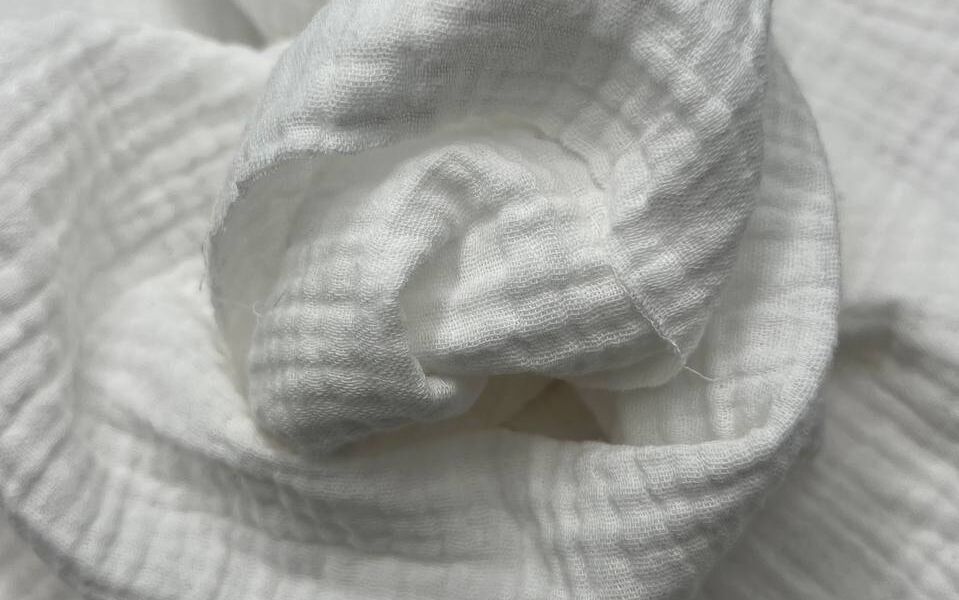 Tkanina Muślin bawełniany double gauze biały